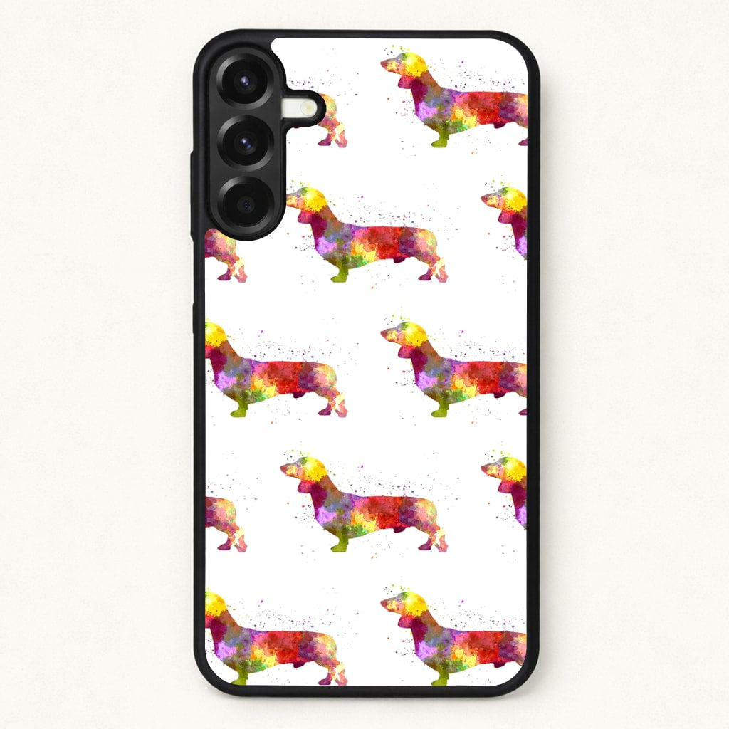 Watercolour Dachshund Phone Case for Galaxy A57
