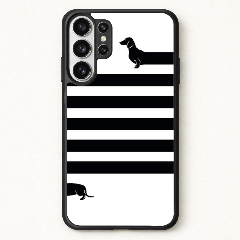 Dachshund Wrapped Phone Case for Galaxy S26 Ultra