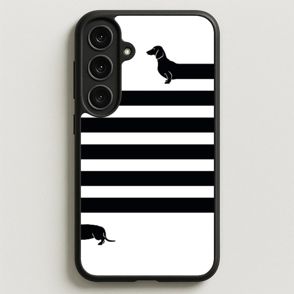 Dachshund Wrapped Phone Case for Galaxy S25FE