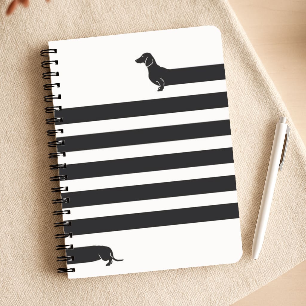 Dachshund Wrapped Notepad