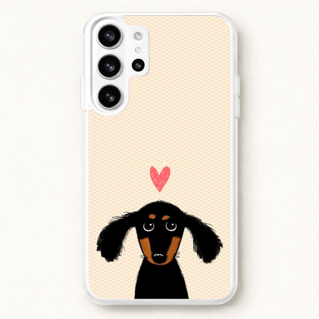 Dachshund Puppy Love Phone Case for Galaxy S26 Ultra