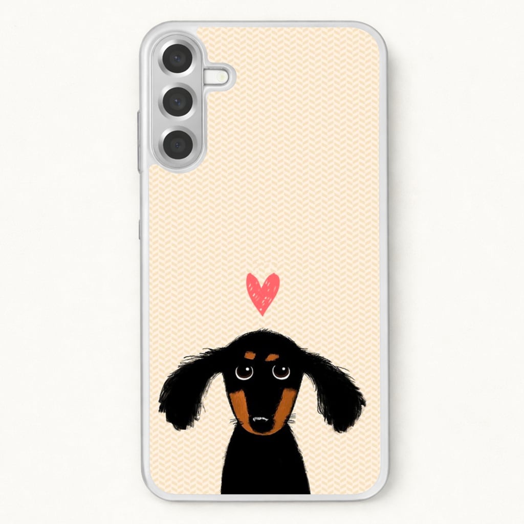 Dachshund Puppy Love Phone Case for Galaxy A37