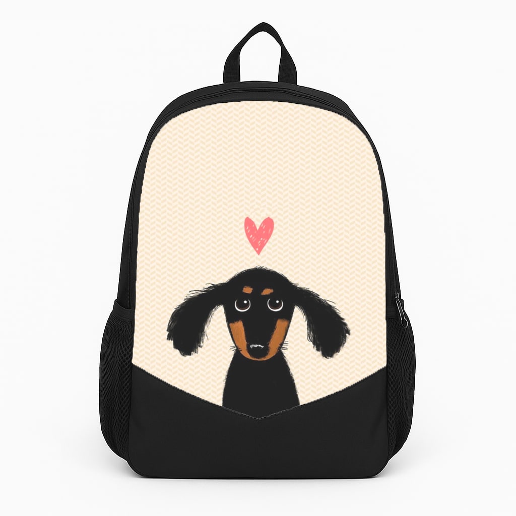 Dachshund Puppy Love Backpack