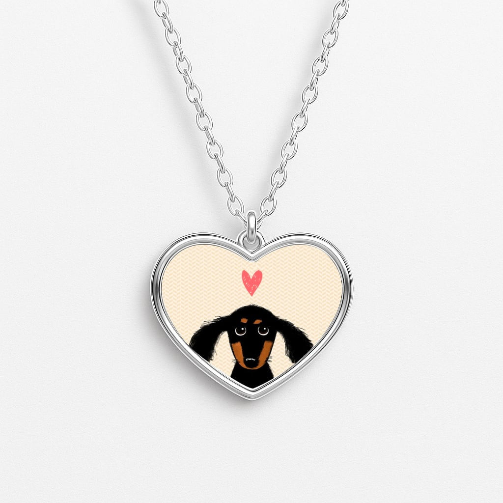 Dachshund Puppy Love Necklace