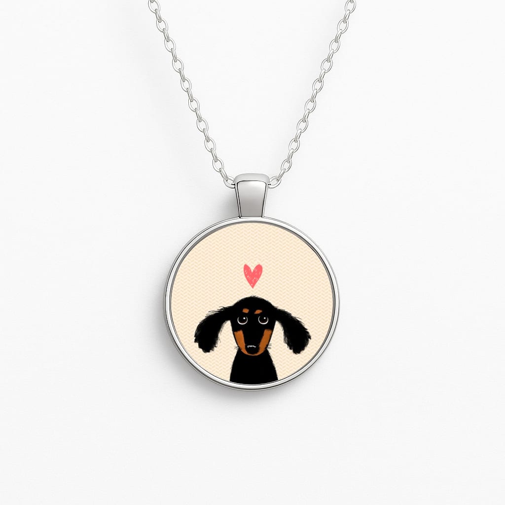 Dachshund Puppy Love Necklace