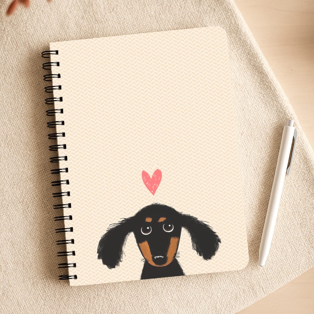 Dachshund Puppy Love Notepad