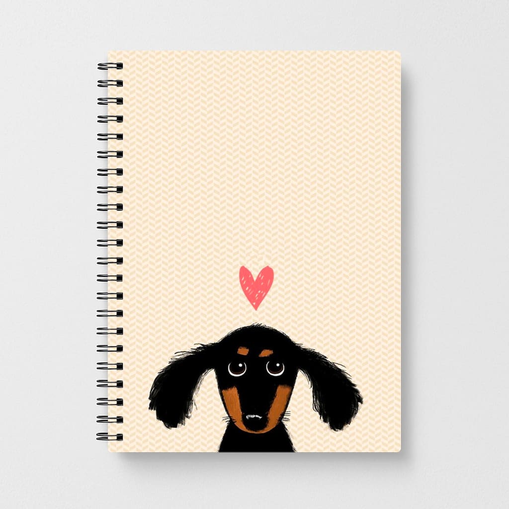 Dachshund Puppy Love Notebook