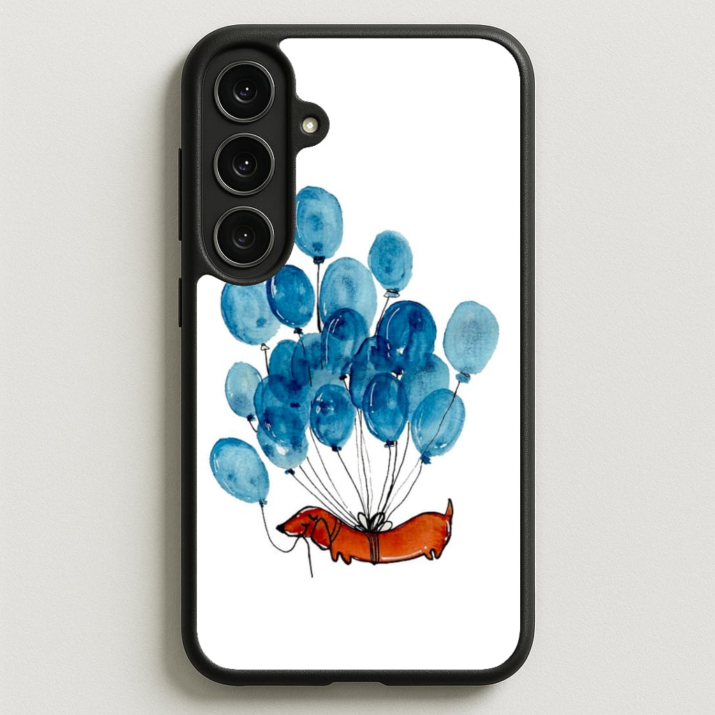 Dachshund And Balloons Phone Case for Galaxy S25FE