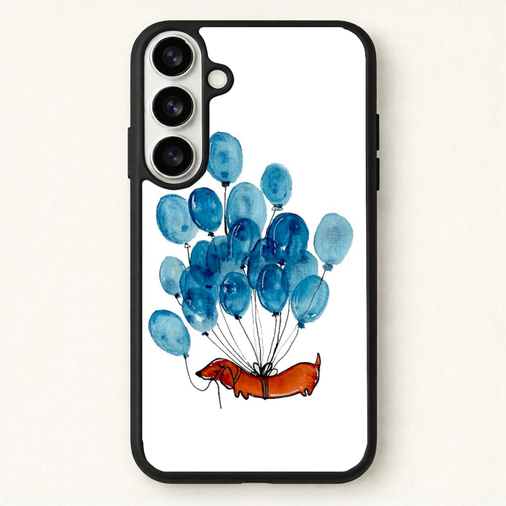 Dachshund And Balloons Phone Case for Galaxy S26 Plus