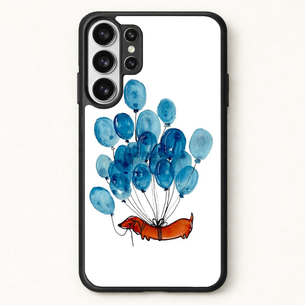 Dachshund And Balloons Phone Case for Galaxy S26 Ultra