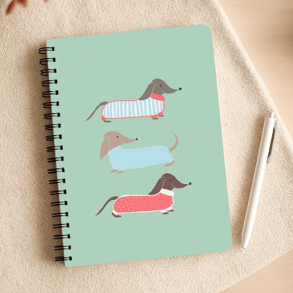 Sausage Dogs in Jumpers Notepad