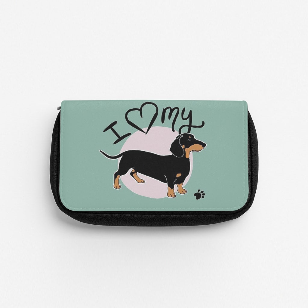 I Love My Dachshund Pencil Case