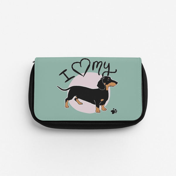 I Love My Dachshund Pencil Case