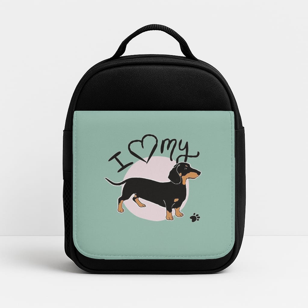 I Love My Dachshund Insulated Lunchbox