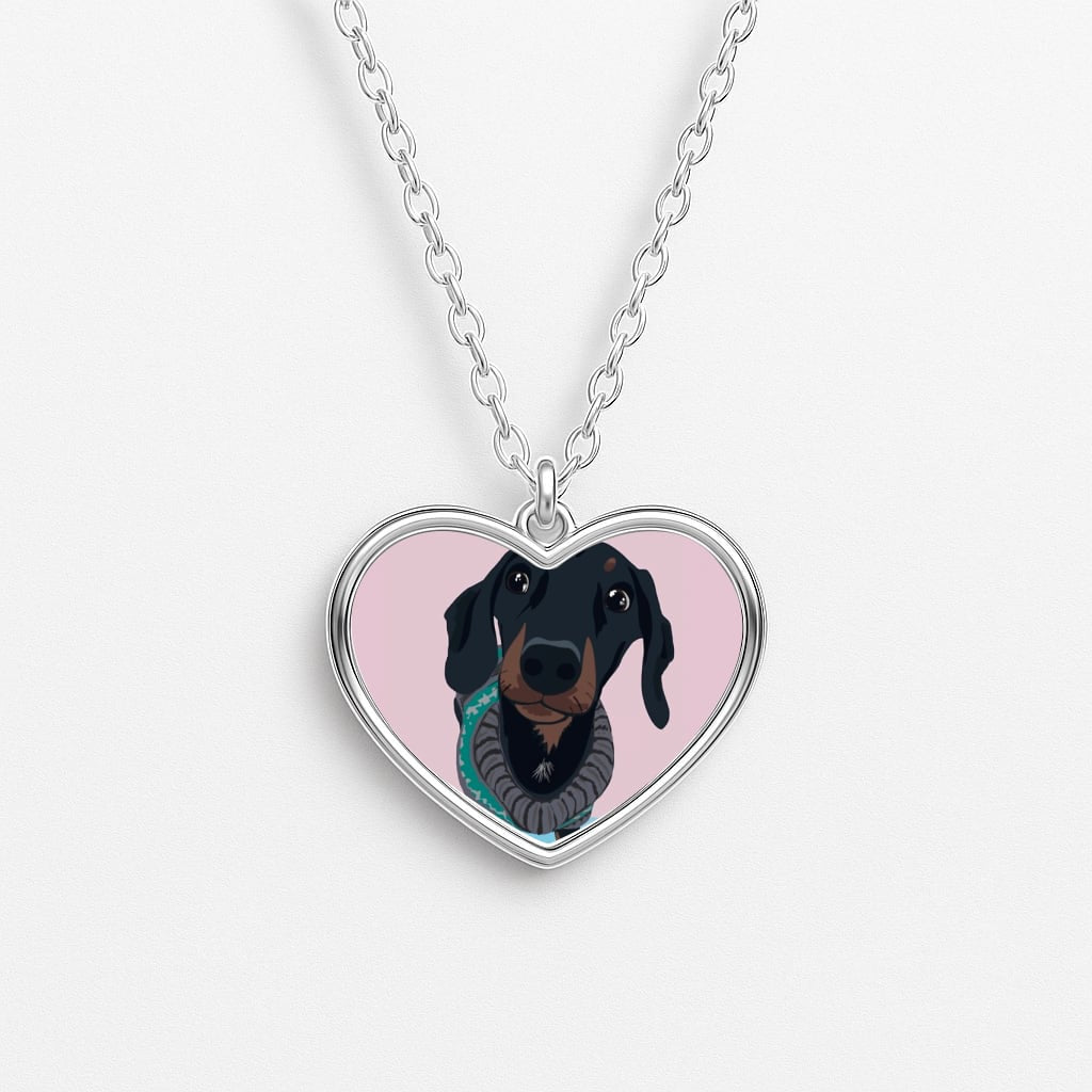 Cartoon Dachshund Necklace