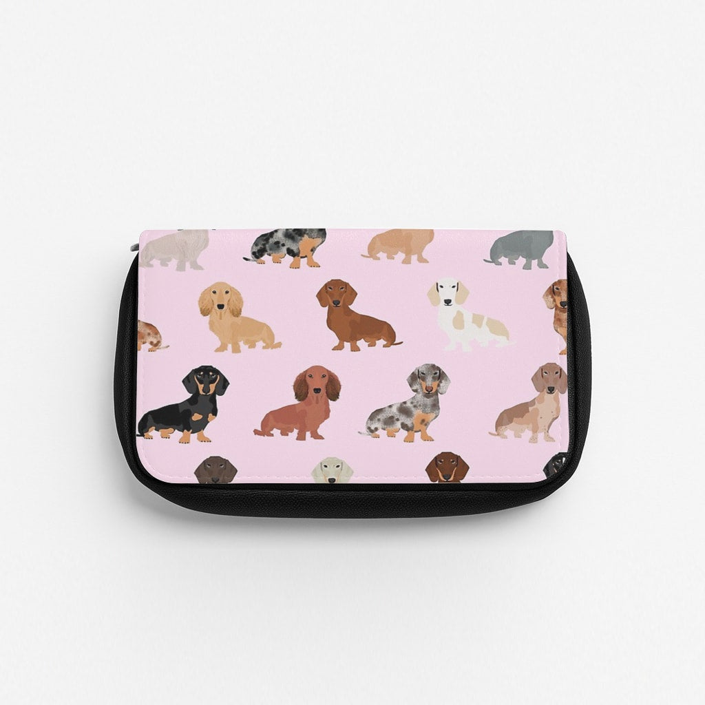 Dachshund Breed Pattern Pencil Case