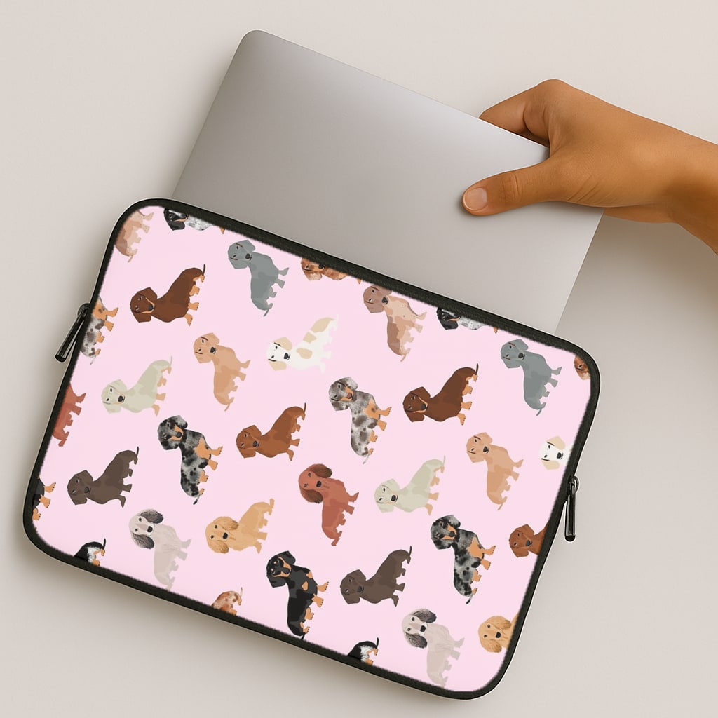 Dachshund Breed Pattern MacBook Case