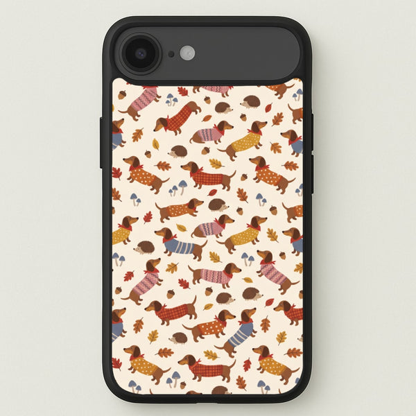 Autumn Sweater Dachshunds Phone Case - iPhone 17 Air / Standard