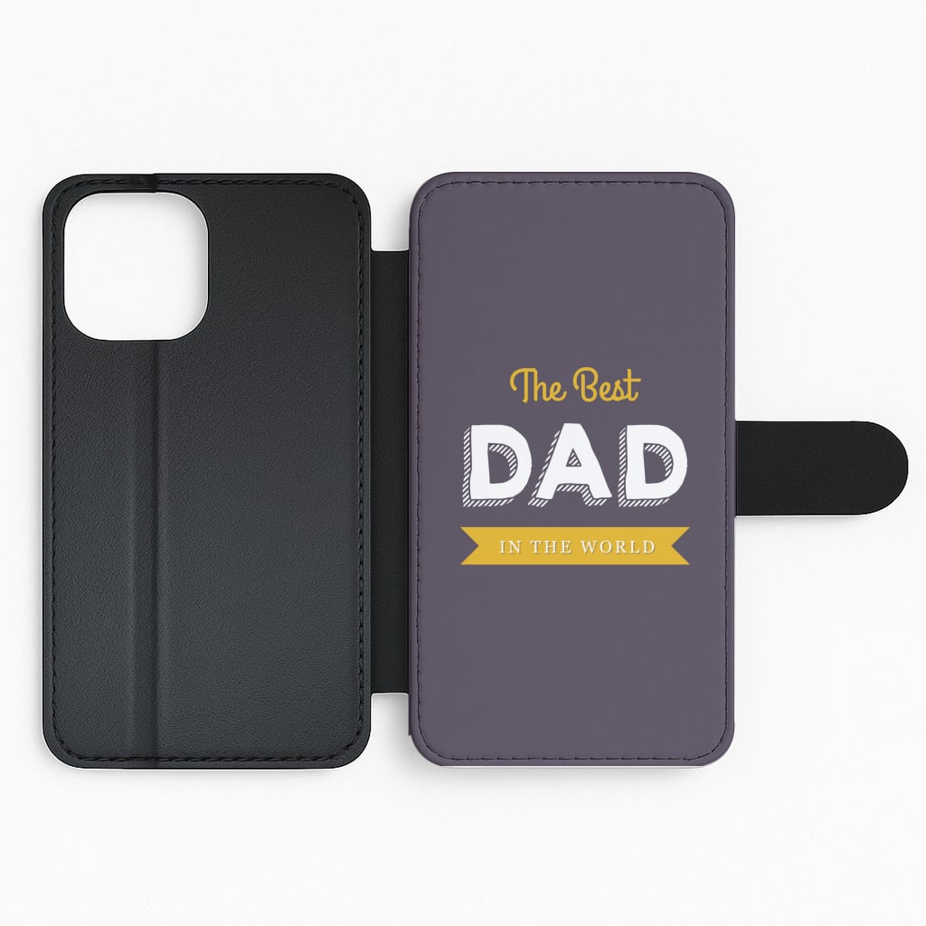 Best Dad In The World Flip Phone Case