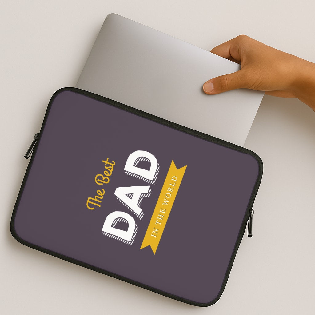 Best Dad In The World MacBook Case