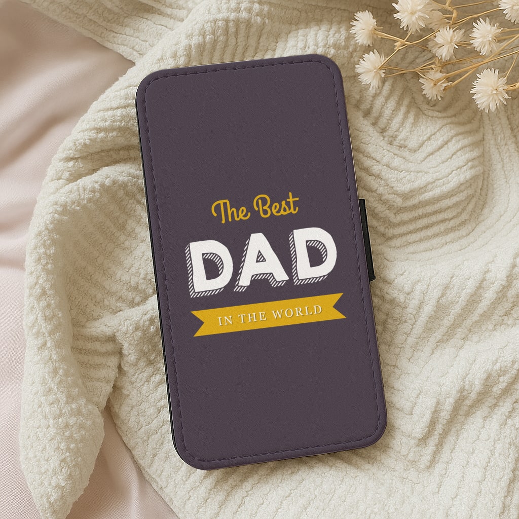 Best Dad In The World Wallet Phone Case