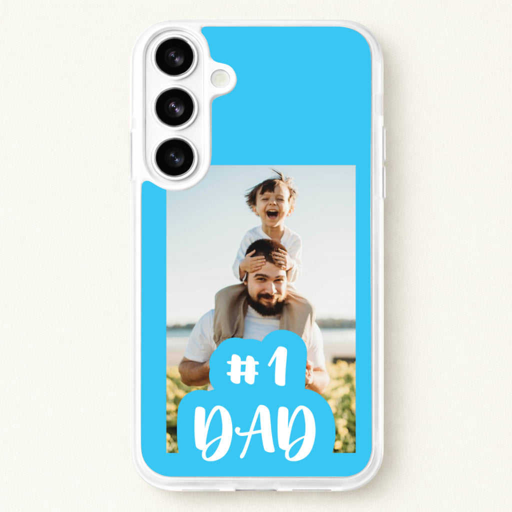 Hashtag 1 Dad - Personalised Father's Day Phone Case for Galaxy S26 Plus