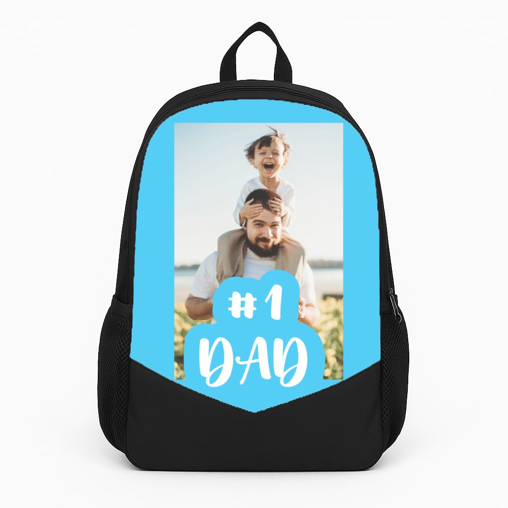 Hashtag 1 Dad - Personalised Father's Day Backpack
