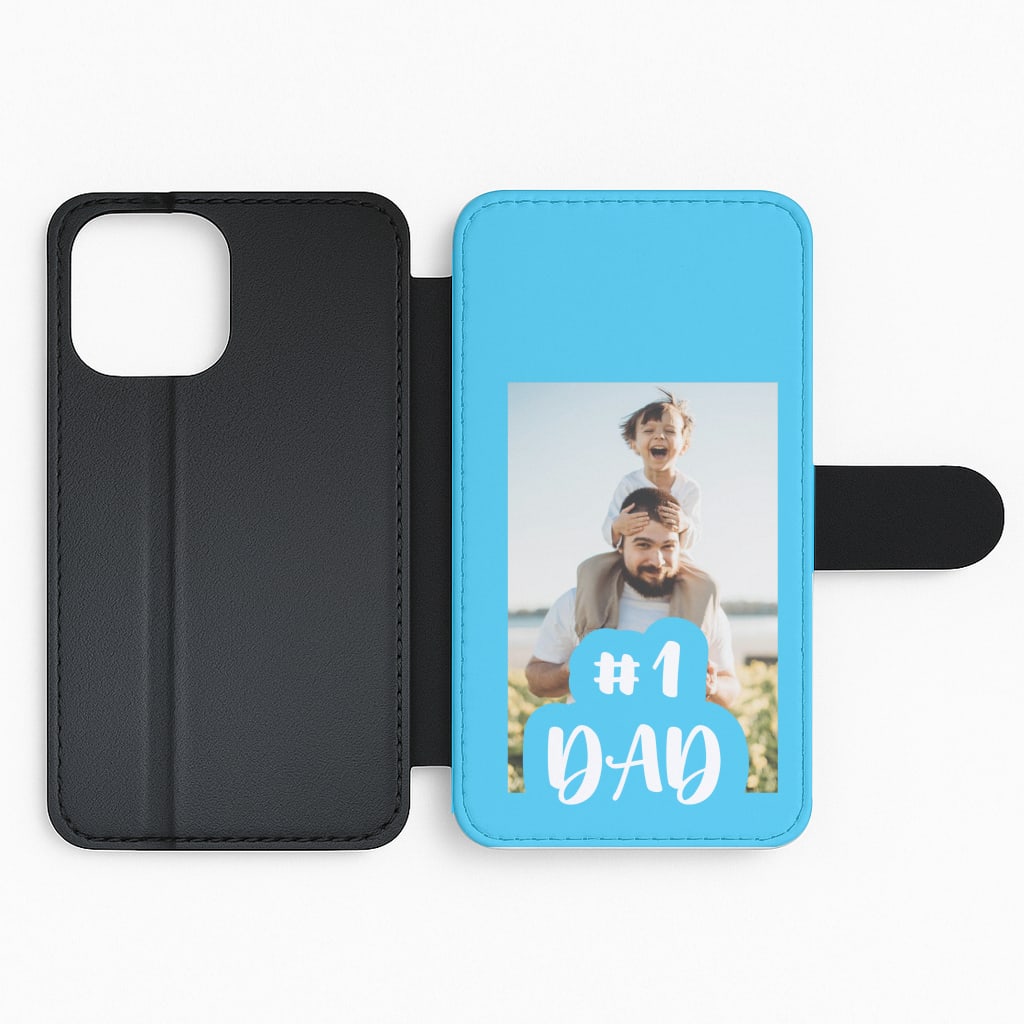 Hashtag 1 Dad - Personalised Father's Day Flip Phone Case