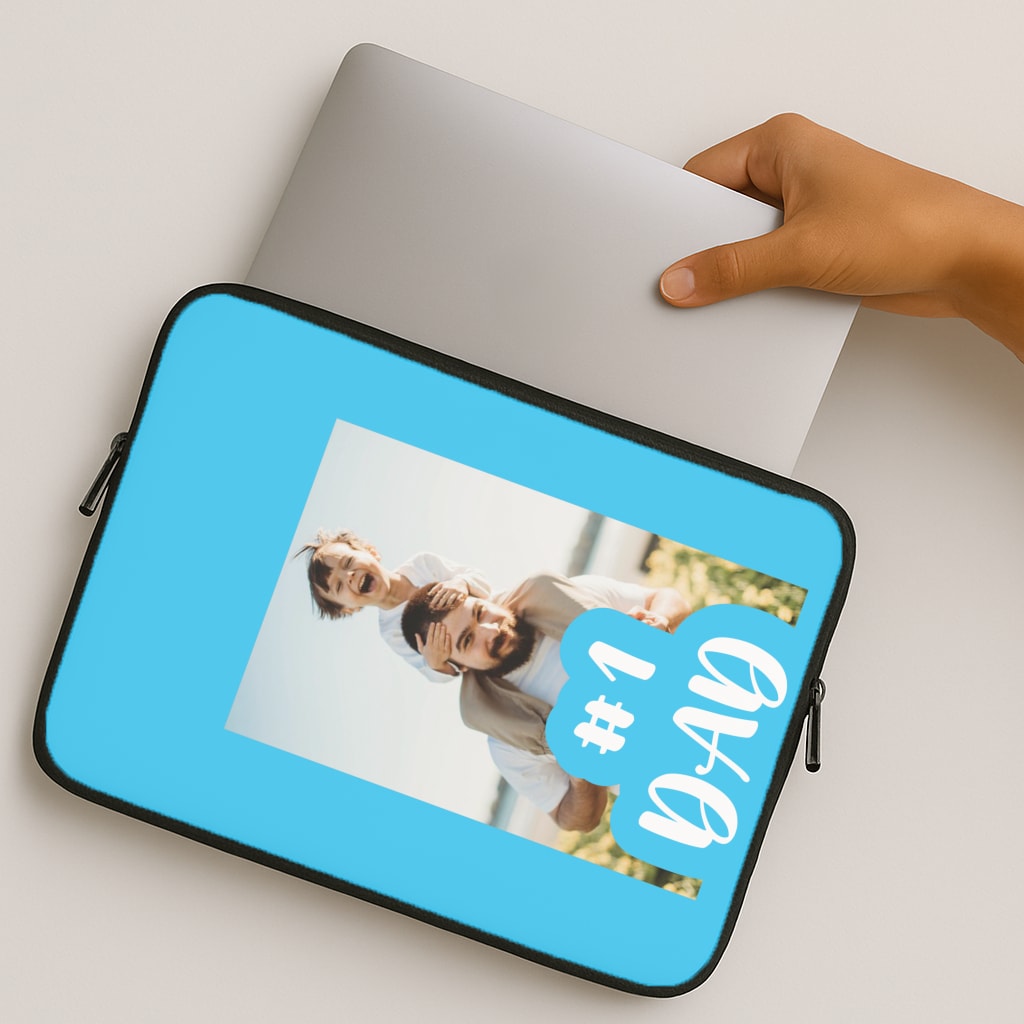 Hashtag 1 Dad - Personalised Father's Day MacBook Case