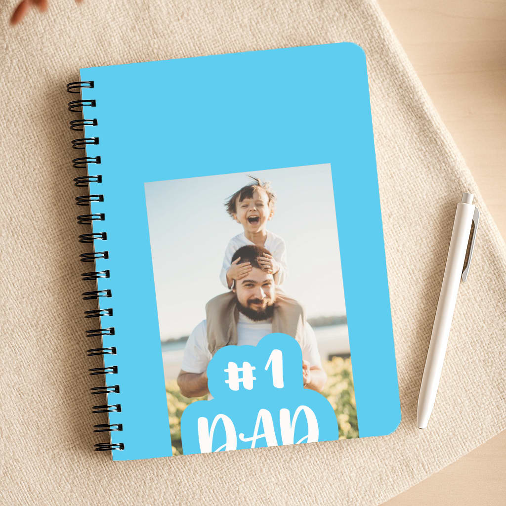 Hashtag 1 Dad - Personalised Father's Day Notepad