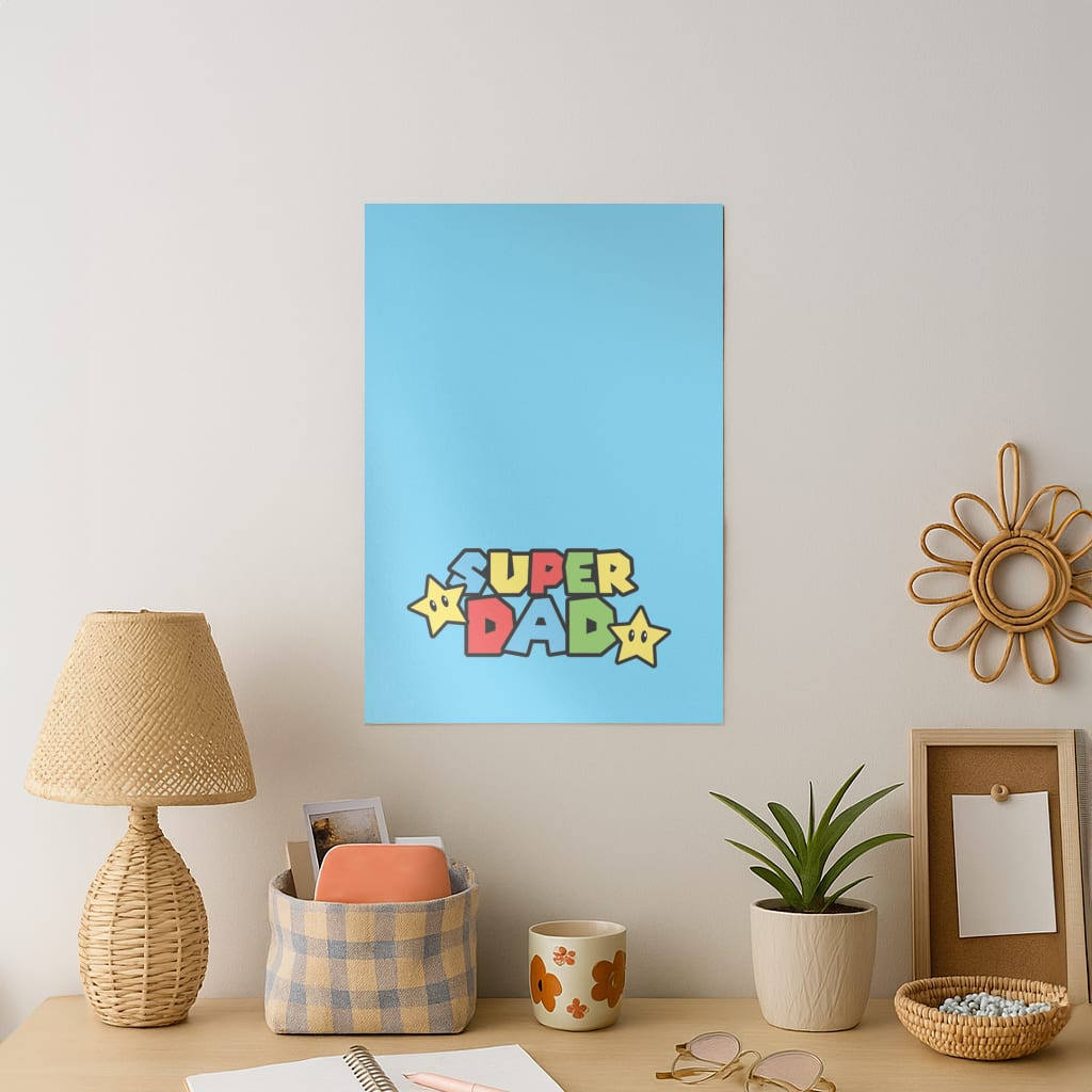 Super Dad Art Print