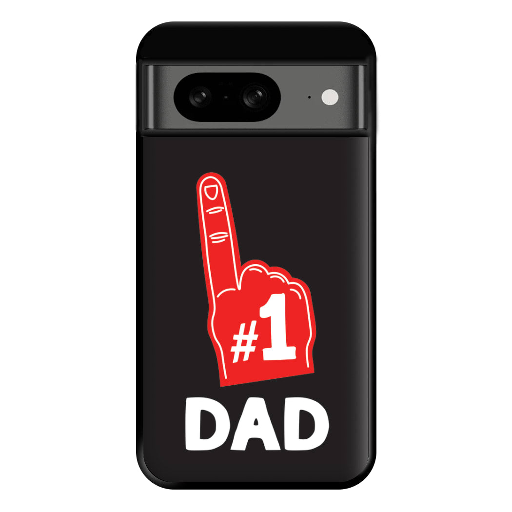 #1 Dad Foam Finger Phone Case for Google Pixel 8