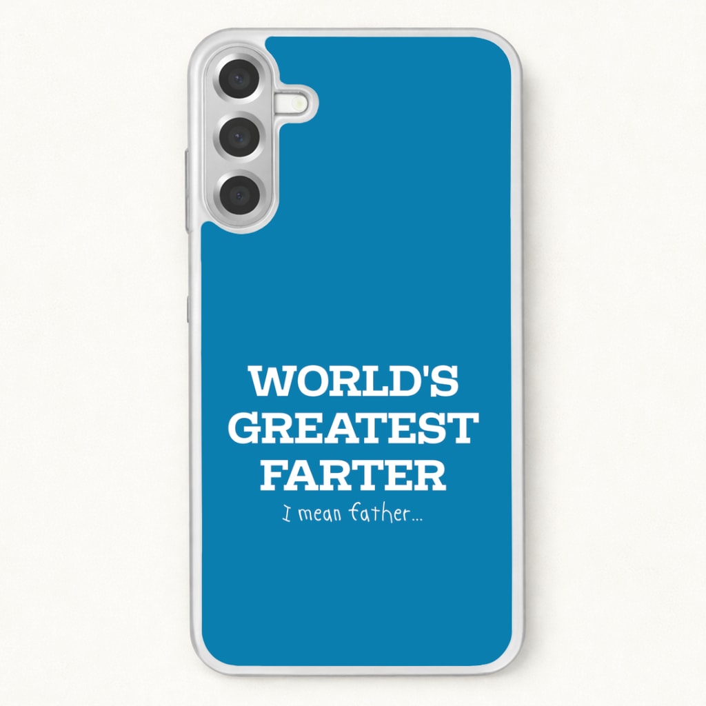 World's Greatest Farter Phone Case for Galaxy A17