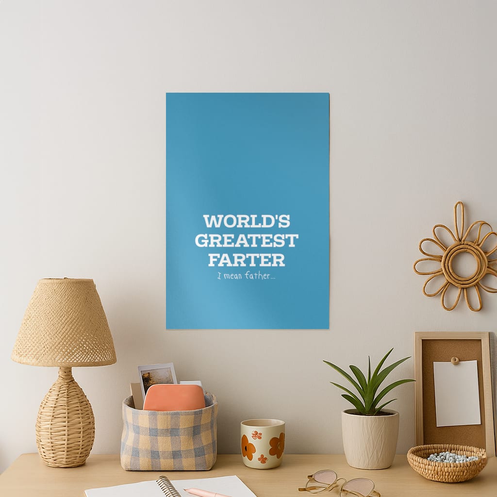 World's Greatest Farter Art Print