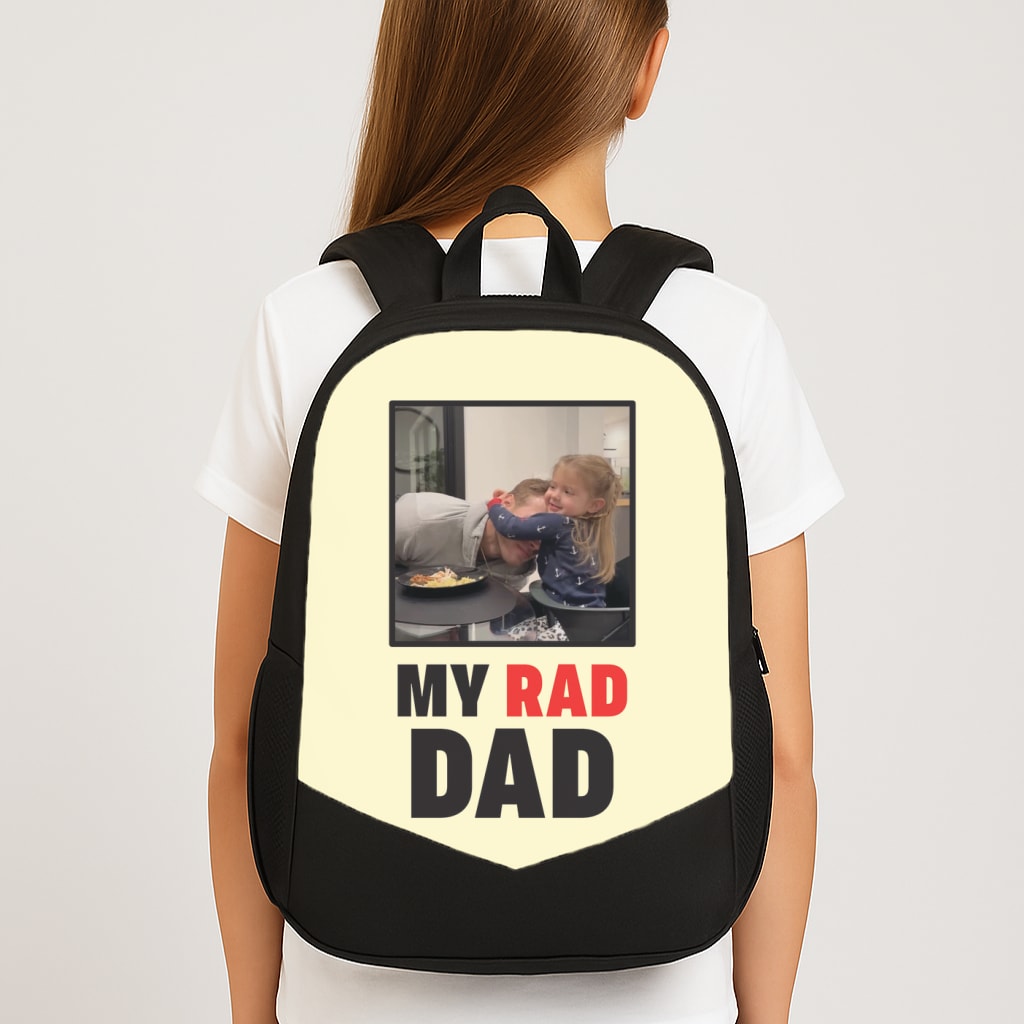 My Rad Dad Personalised Backpack