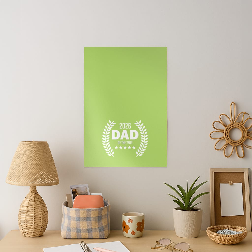 2026 Dad Rating Art Print