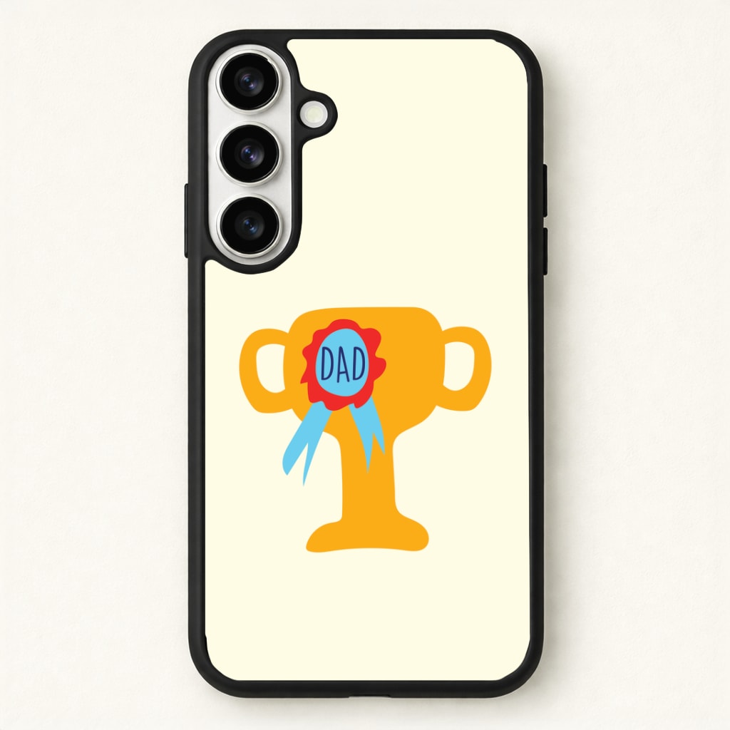 Cartoon Dad Trophy Phone Case for Galaxy S26