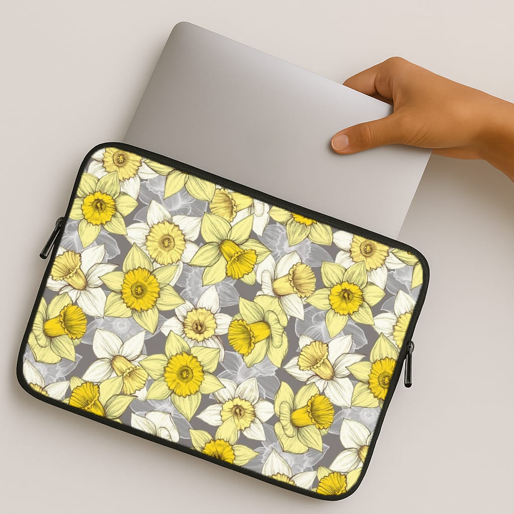 Daffodil Daze - Spring Pattern MacBook Case