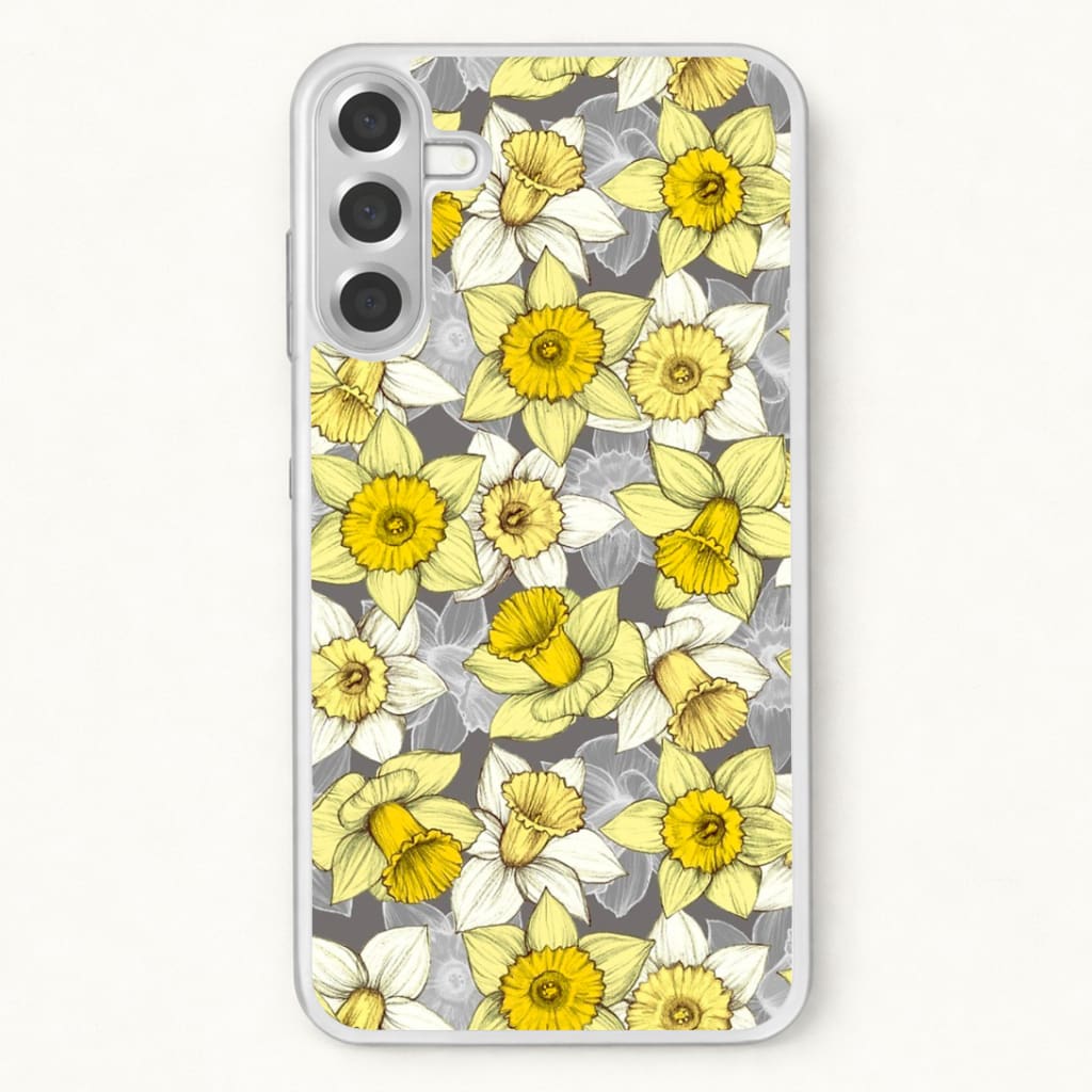 Daffodil Daze - Spring Pattern Phone Case for Galaxy A17