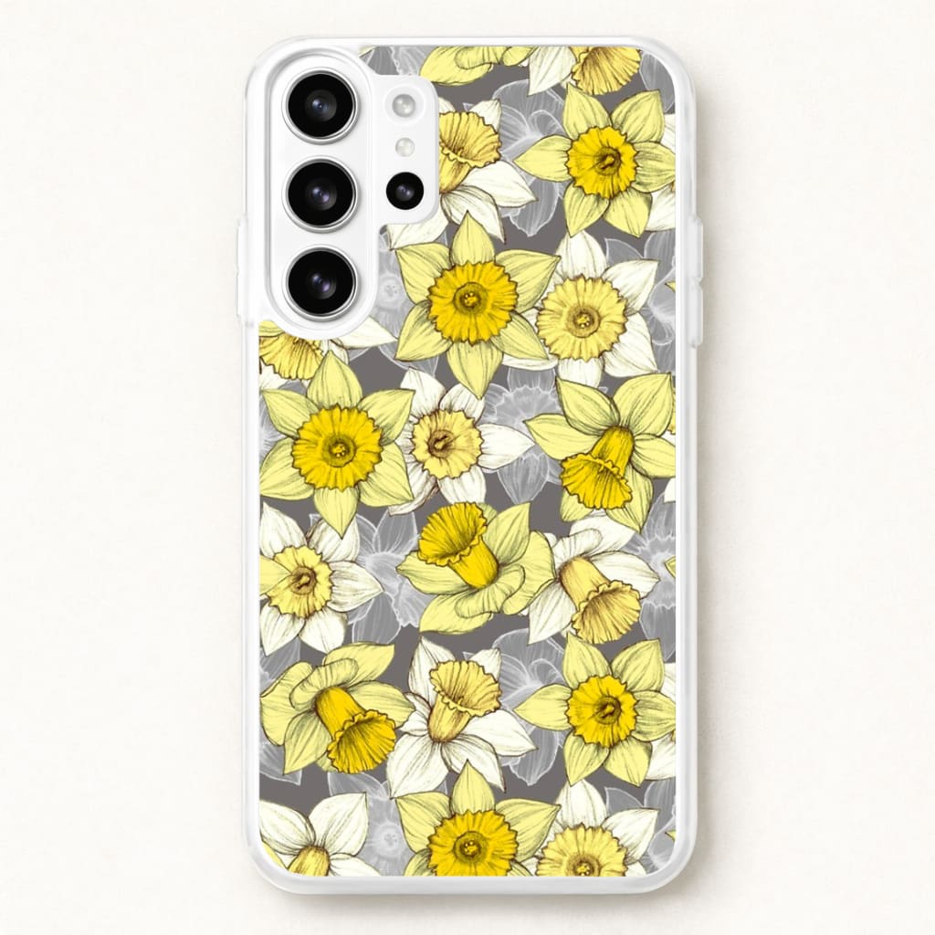 Daffodil Daze - Spring Pattern Phone Case for Galaxy S26 Ultra
