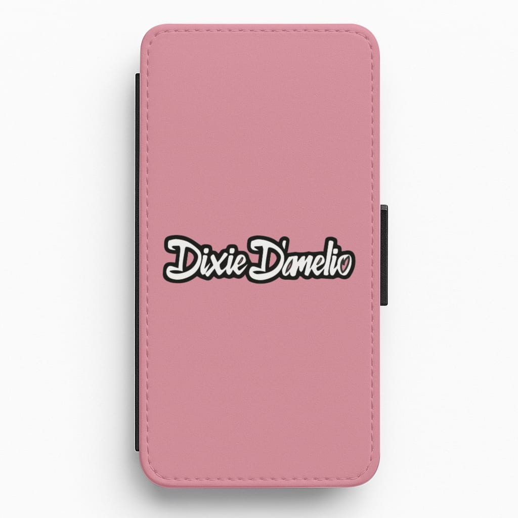 Dixie D'Amelio Heart Flip / Wallet Phone Case
