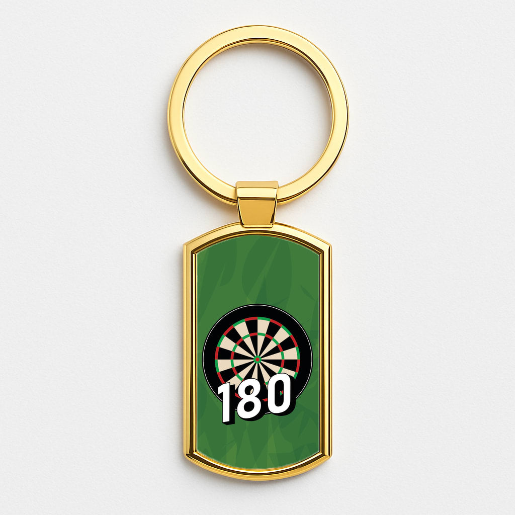 180 Board Gold Keyring