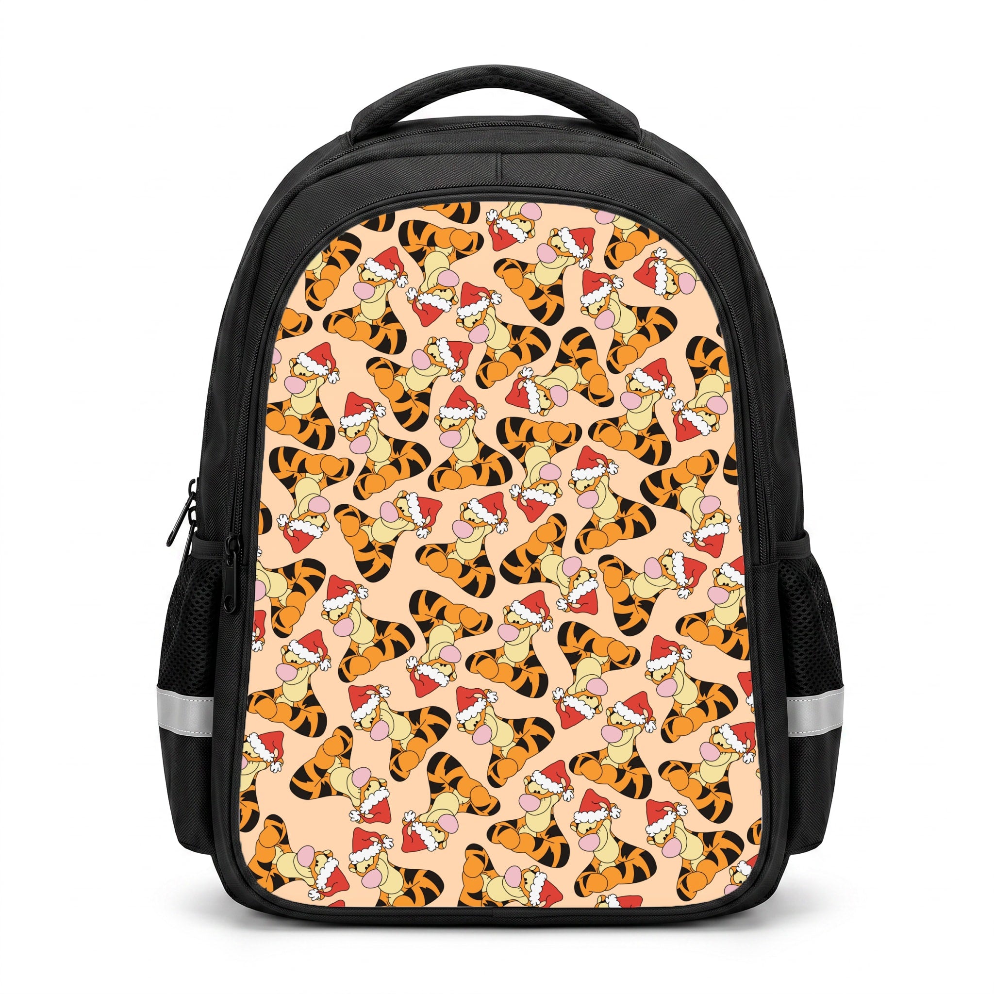Tiger Pattern Christmas Backpack
