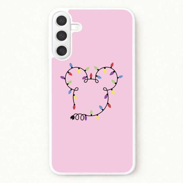 Mouse Christmas Lights Christmas Phone Case for Galaxy A57