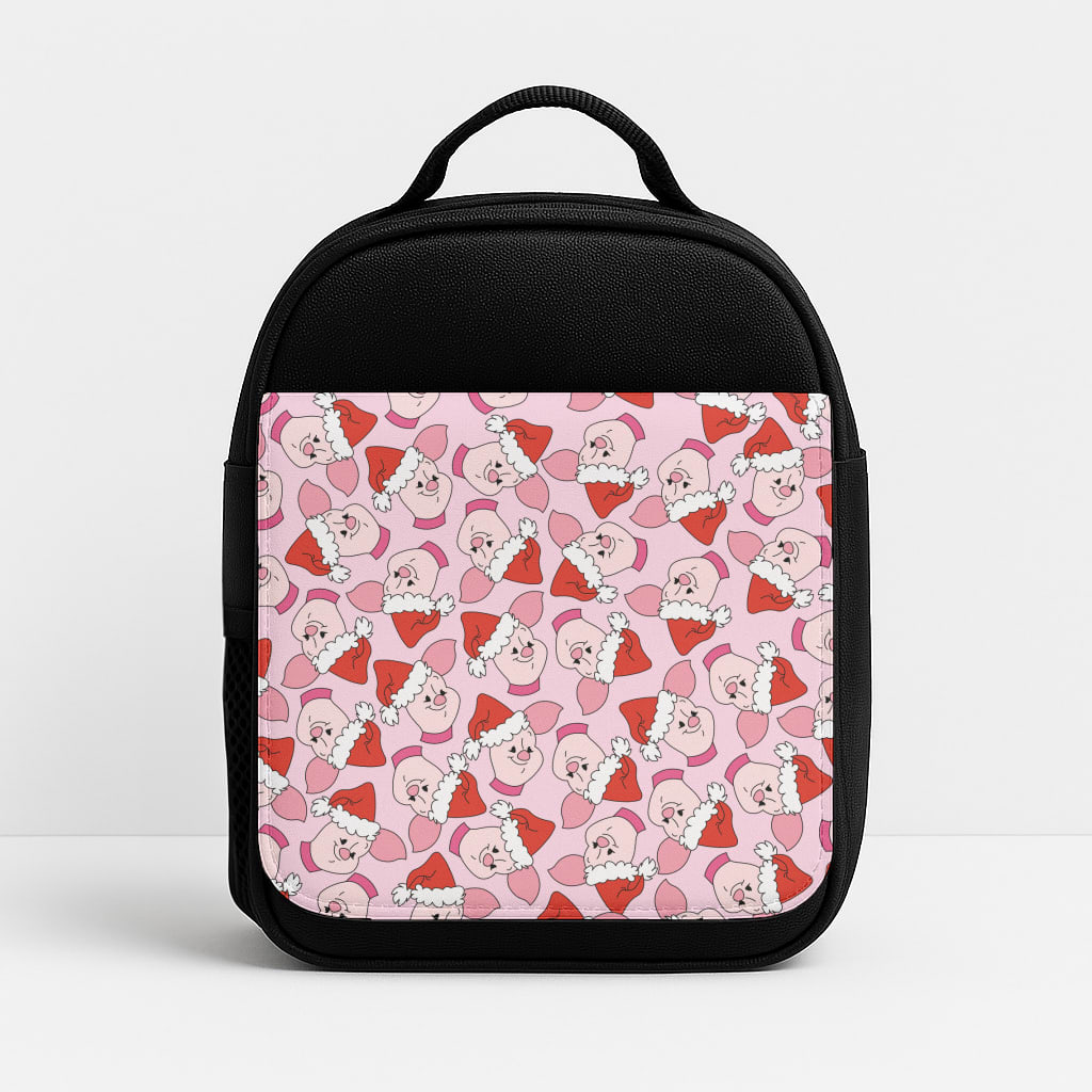 Pig Pattern Christmas Lunchbox