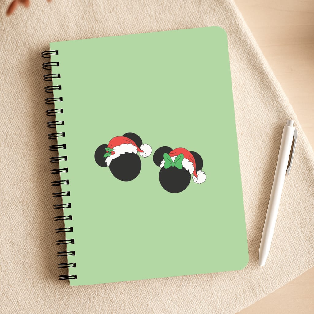 Festive Mice Christmas Notepad