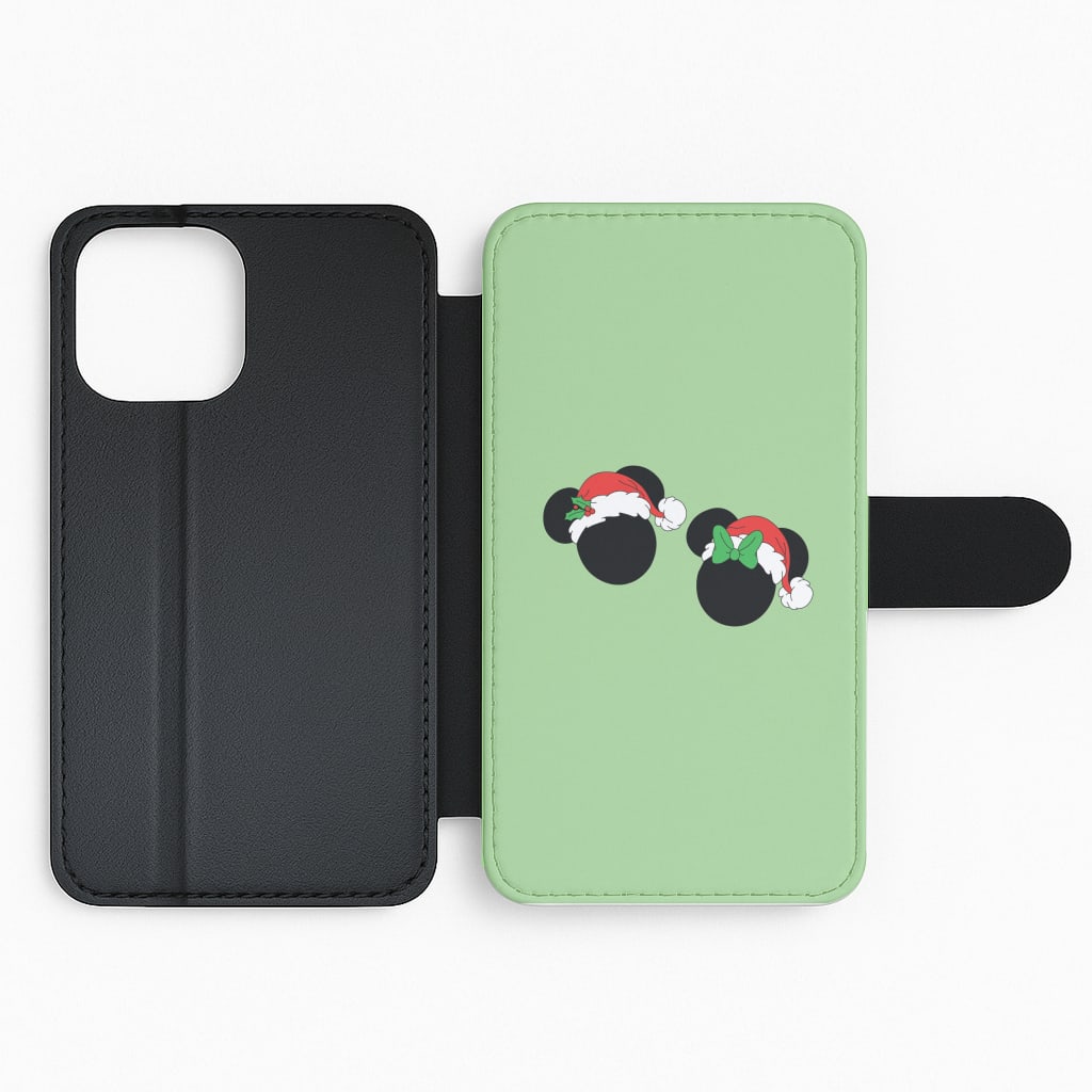Festive Mice Christmas Flip Phone Case