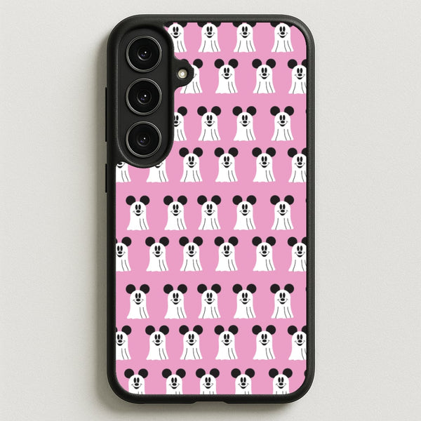 Mouse Ghost Pattern Halloween Phone Case for Galaxy S25FE