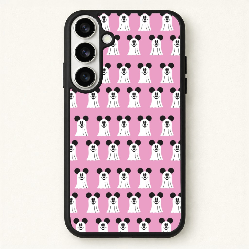 Mouse Ghost Pattern Halloween Phone Case for Galaxy S26 Plus