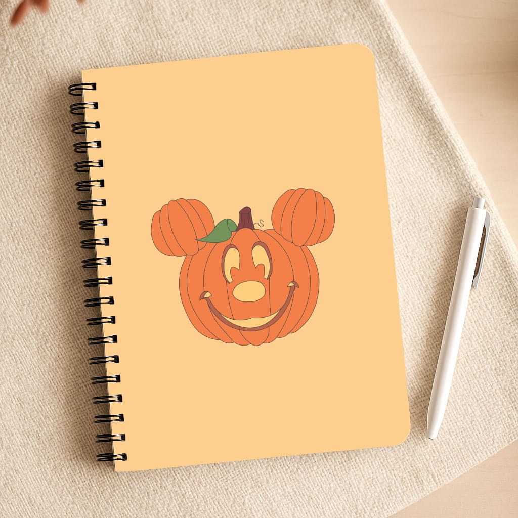Mouse Pumpkin Halloween Notepad